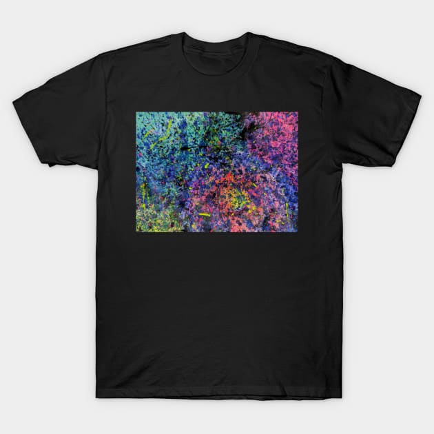 Celestial Rainbow Space T-Shirt by CrushArtColor